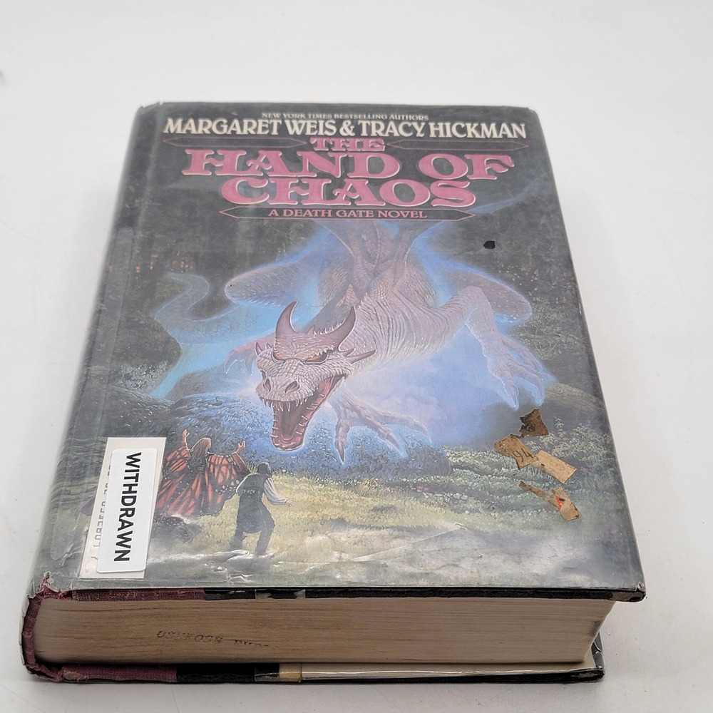 Margaret Weis Tracy Hickman The Hand of Chaos Hardcover 1st Edition Fair